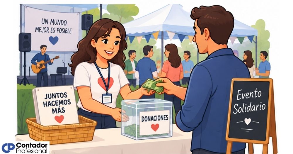 ingresos por eventos de recaudación de fondos