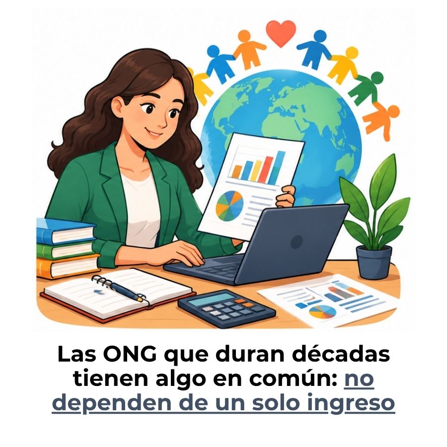 diversificación de fuentes de financiamiento de una ONG