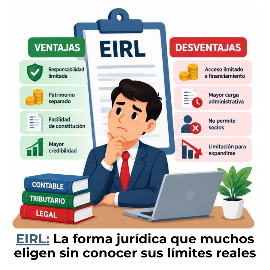 ventajas y desventajas de una EIRL