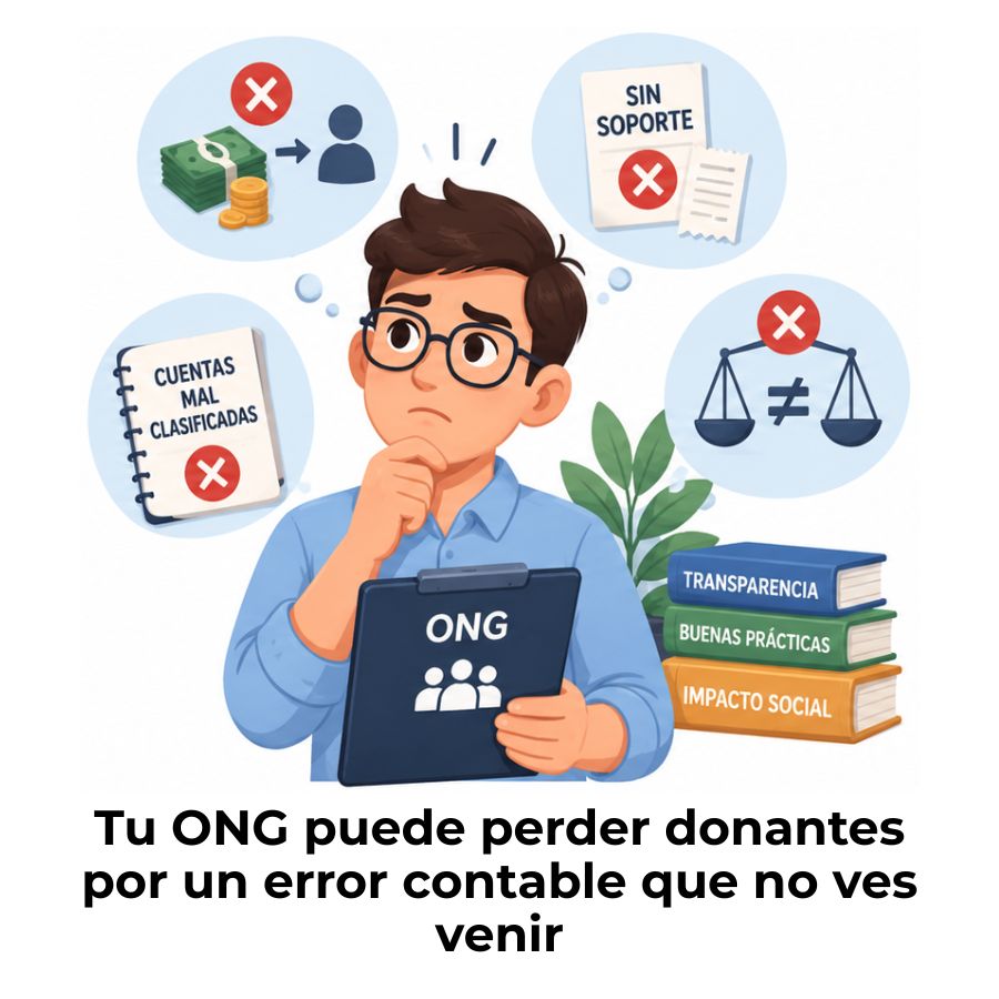 errores contables comunes en una ONG
