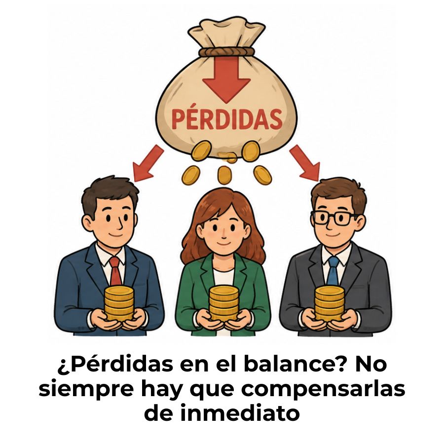 qué es el reparto de pérdidas societarias