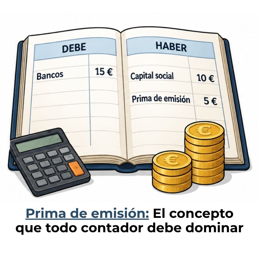 qué es la prima de emisión en contabilidad