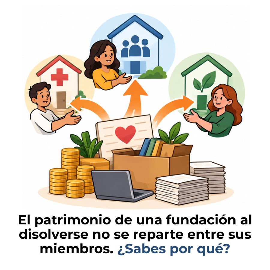 qué pasa con el patrimonio al disolver una fundación