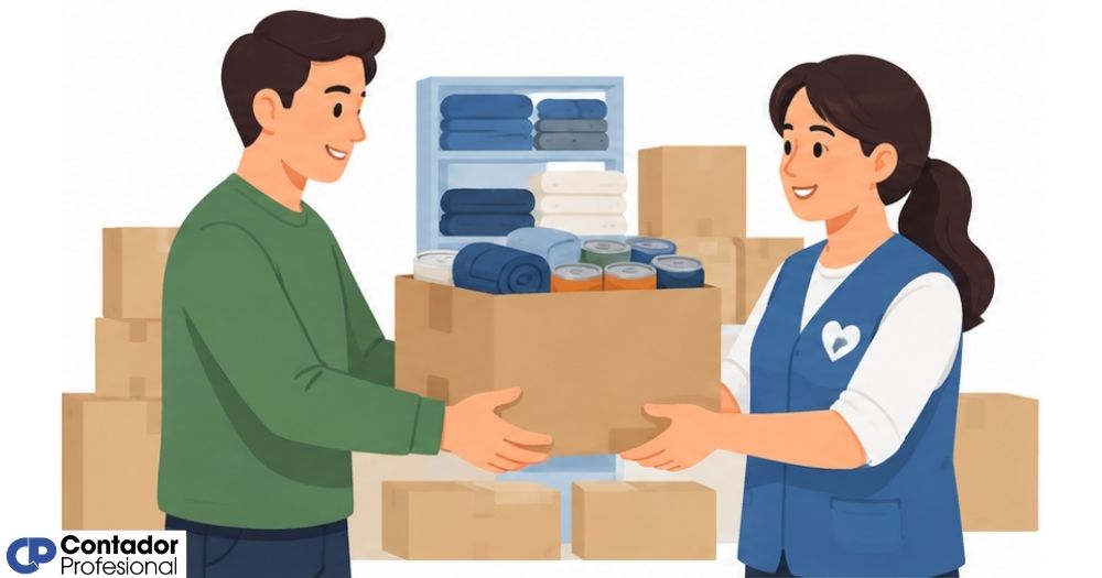 registro contable de donaciones en especie