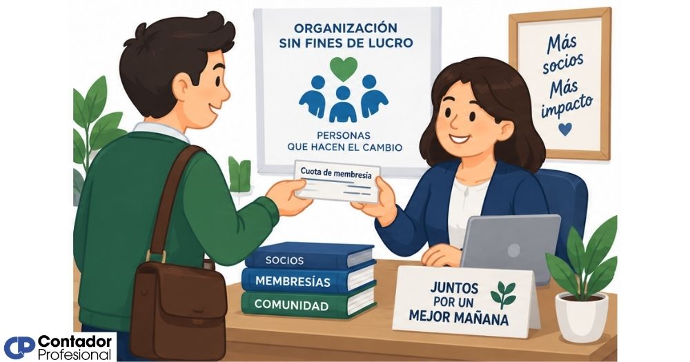 registro contable de las cuotas de membresía