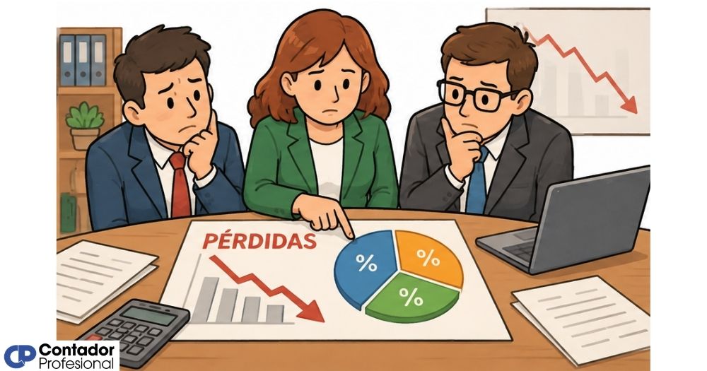 reparto de pérdidas societarias