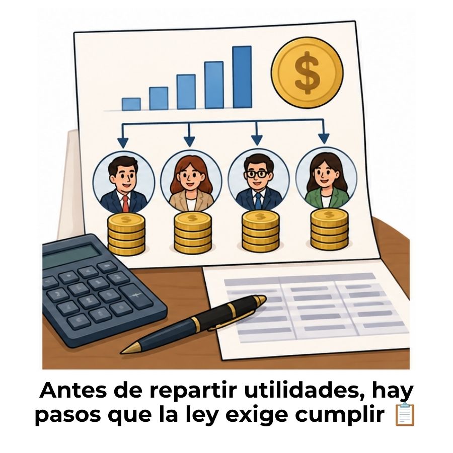 reparto de utilidades entre socios