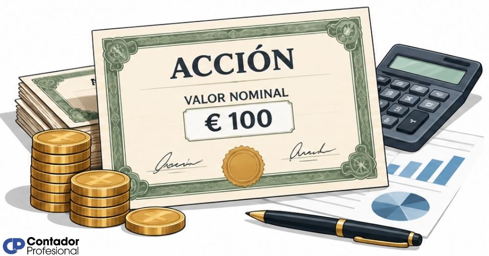 valor nominal de las acciones