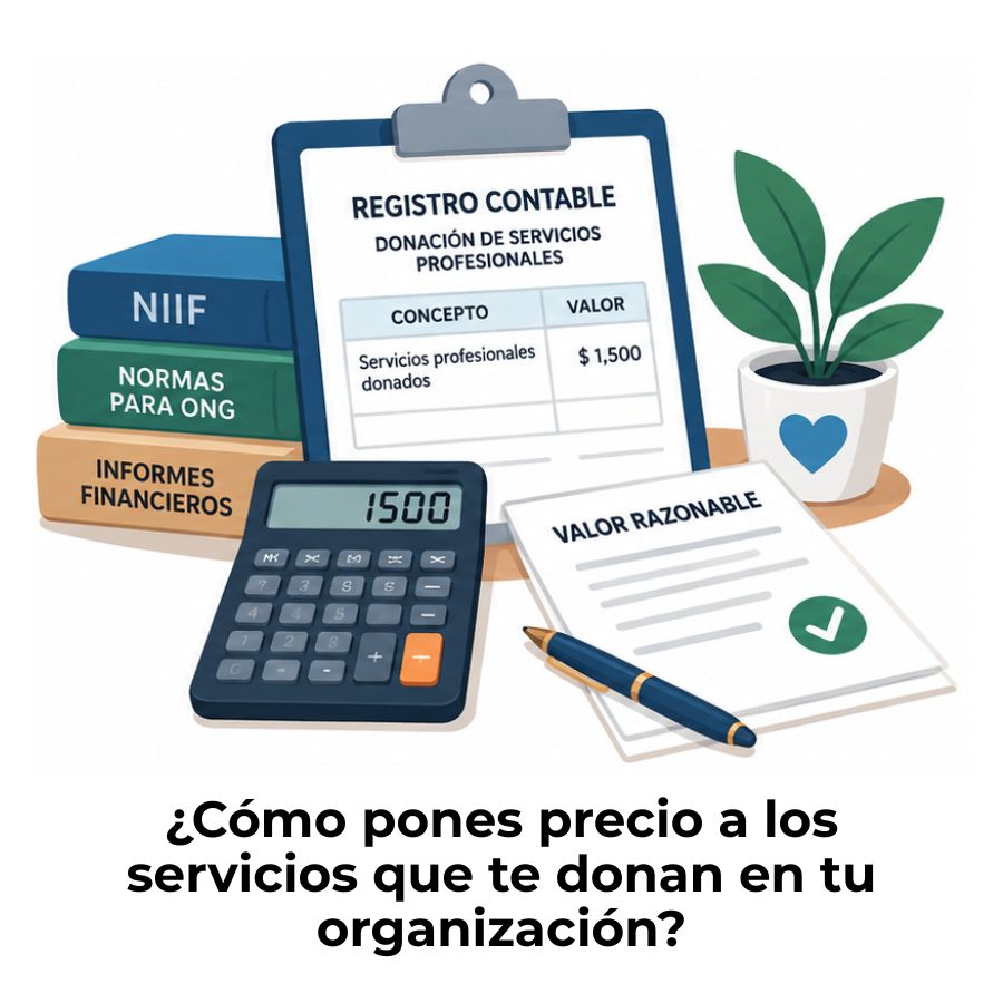 valoración de una donación de servicios profesionales