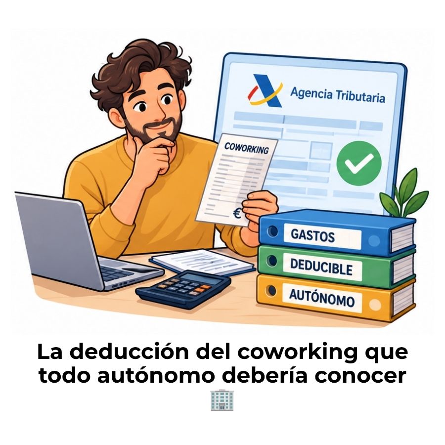 cómo desgravar el coworking siendo autónomo