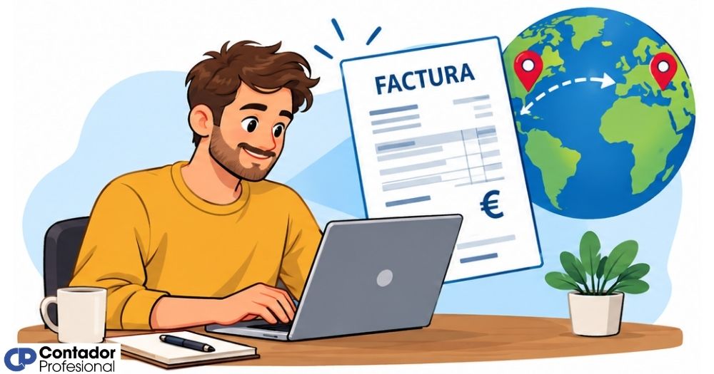cómo facturar a un cliente en el extranjero siendo autónomo