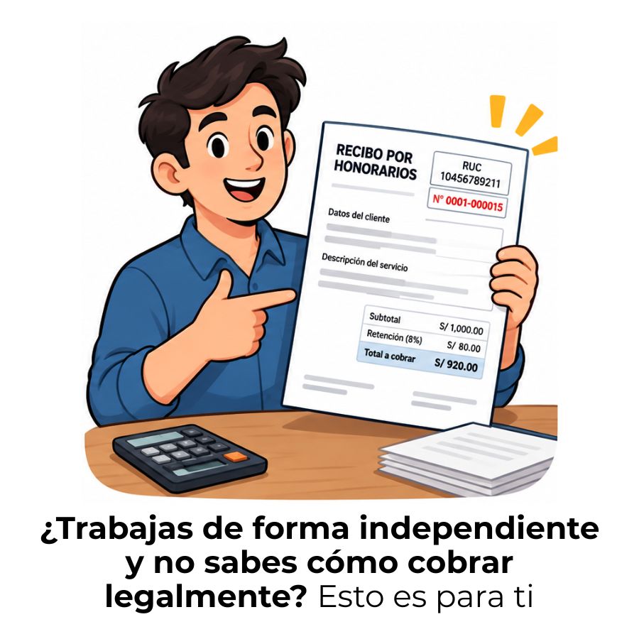cómo emitir un recibo por honorarios como independiente