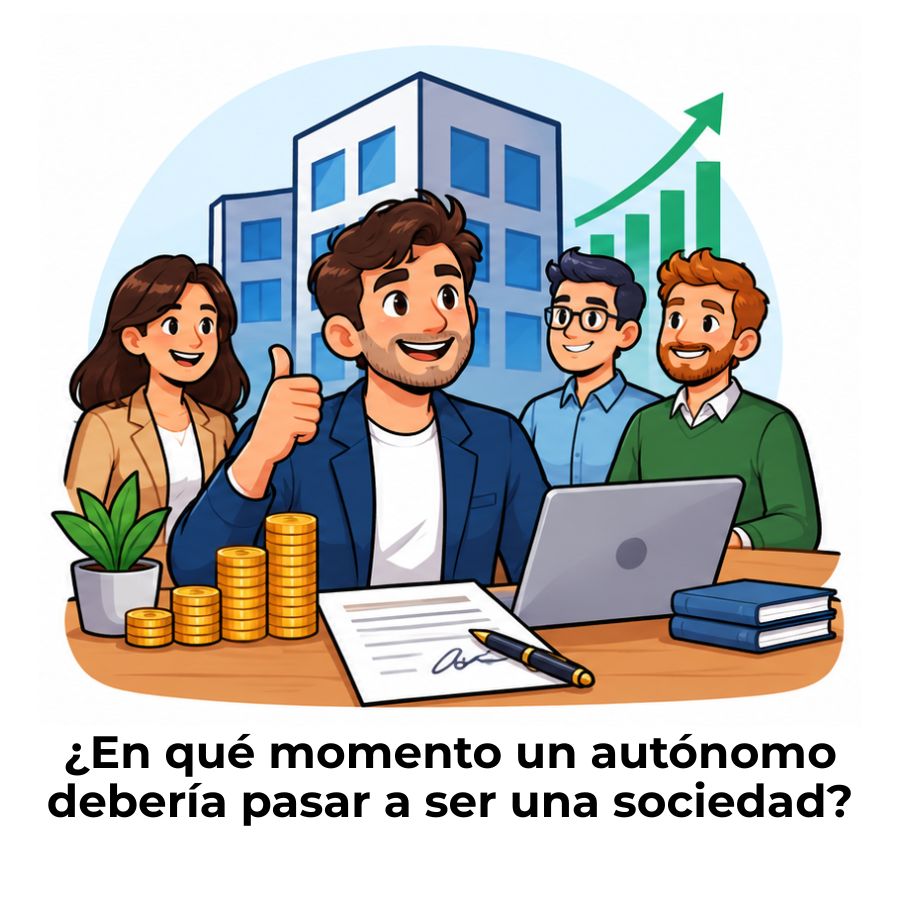 cuándo dejar de ser autónomo y crear una sociedad