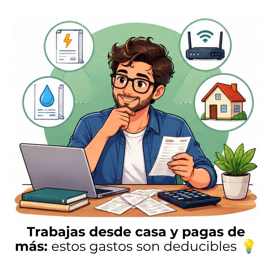deducción de gastos por trabajar desde casa