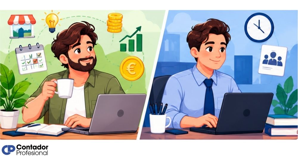diferencia entre autónomo y empleado
