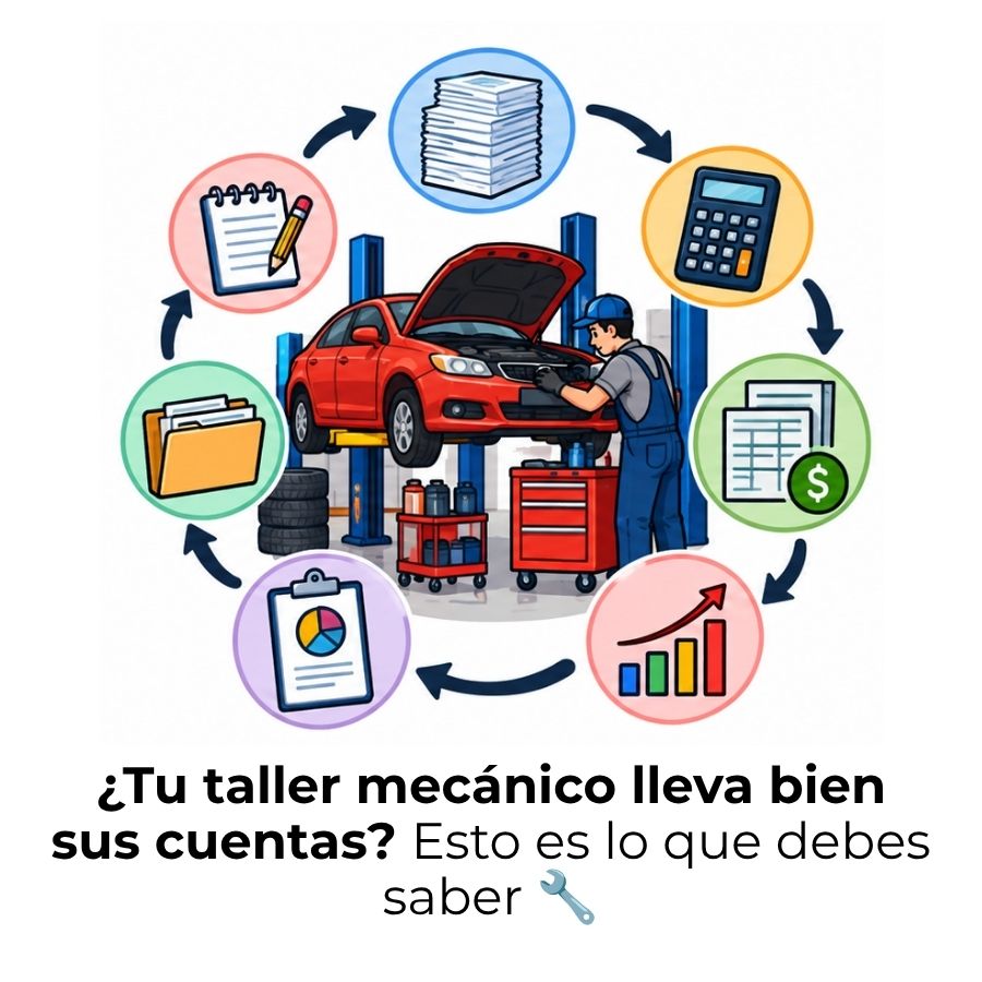 Ciclo Contable de un Taller Mecánico: Guía Completa