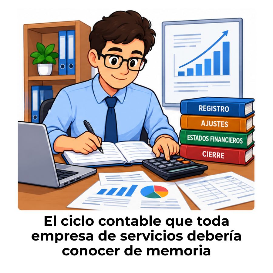 ciclo contable de una empresa de servicios