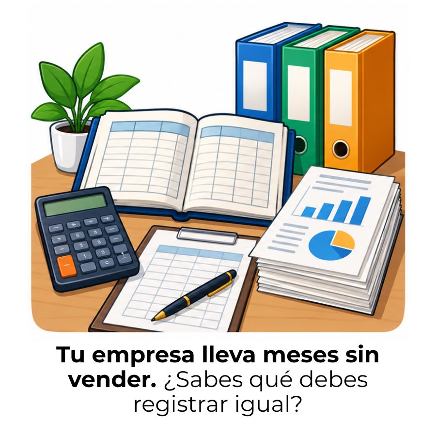 ciclo contable de una empresa sin movimiento