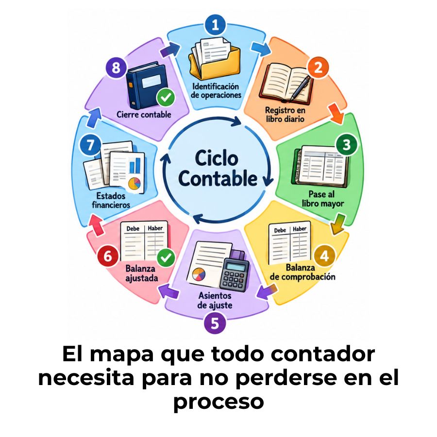 diagrama de flujo del ciclo contable