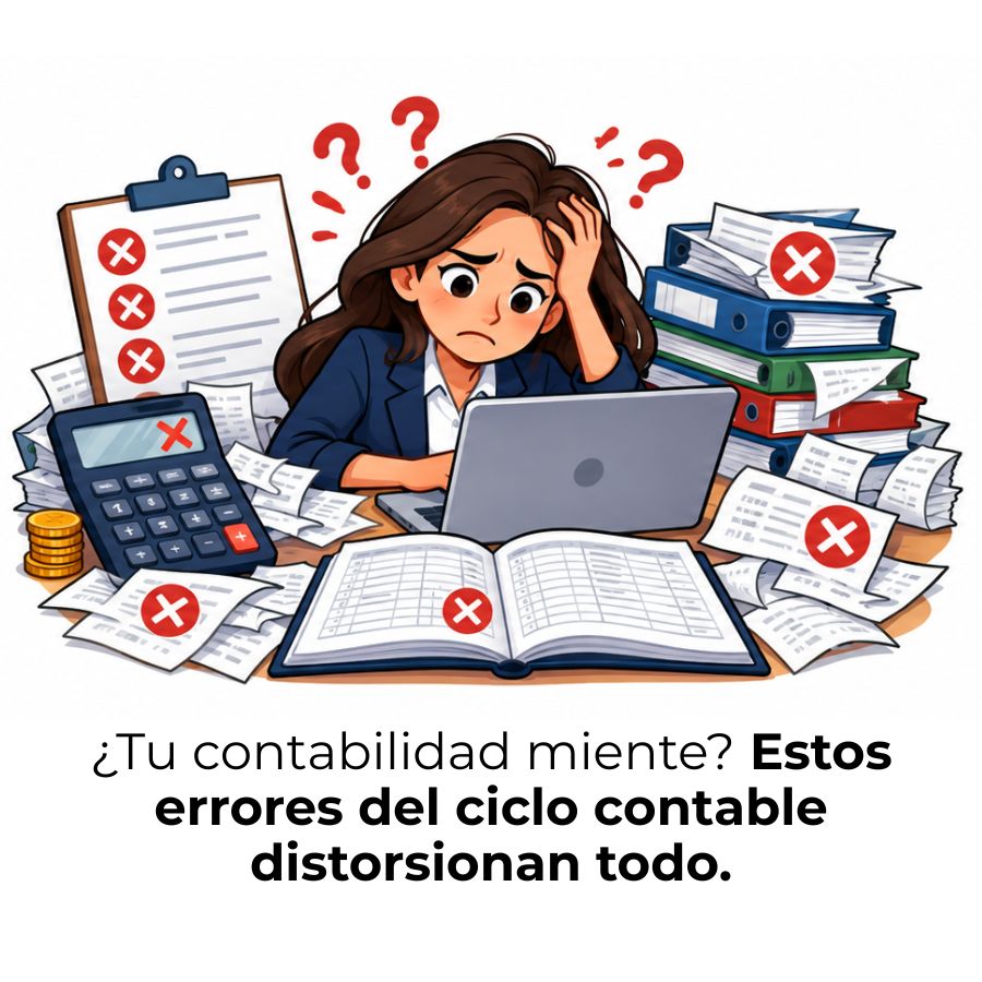 errores comunes en el ciclo contable y cómo evitarlos