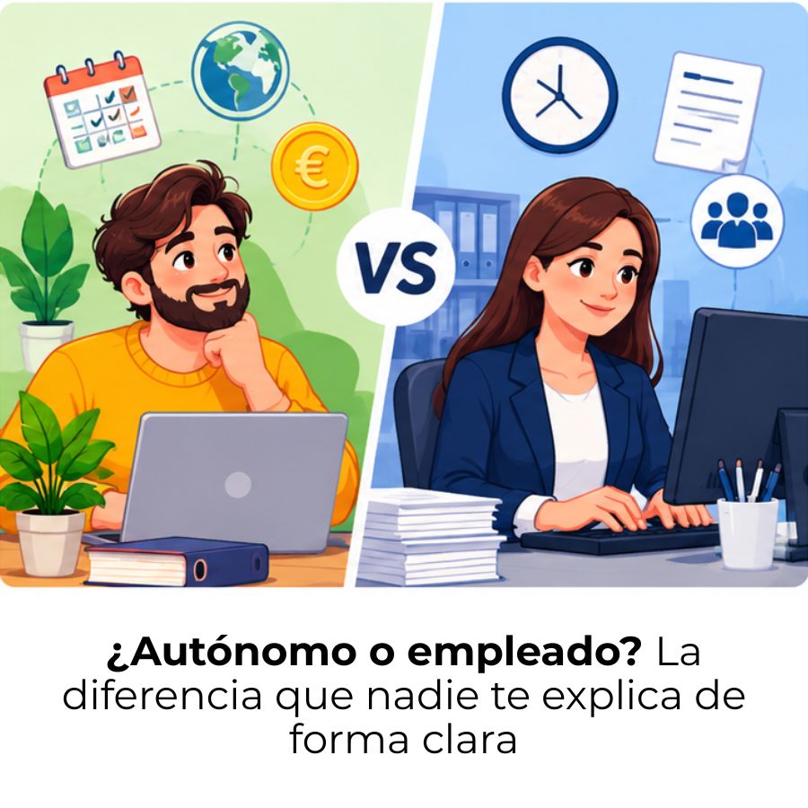 qué es un autónomo y qué es un empleado