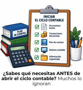 qué se necesita para iniciar el ciclo contable