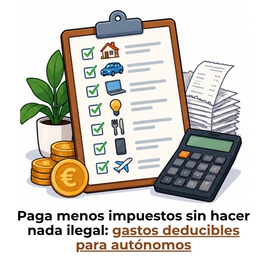 qué son los gastos deducibles para autónomos