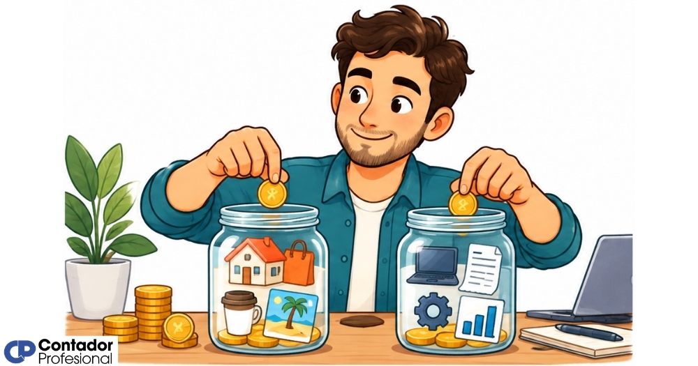 separar las finanzas personales del negocio siendo autónomo