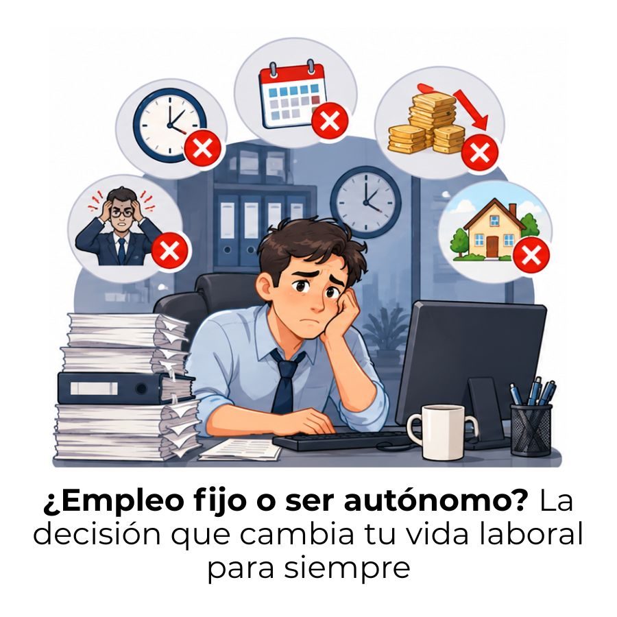 ventajas de ser autónomo frente a un empleo fijo